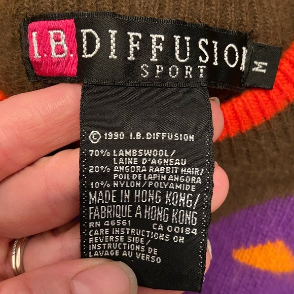 Lambswool/ Angora Rabbit Hair Pull Over Sweater M - Picture 6 of 6